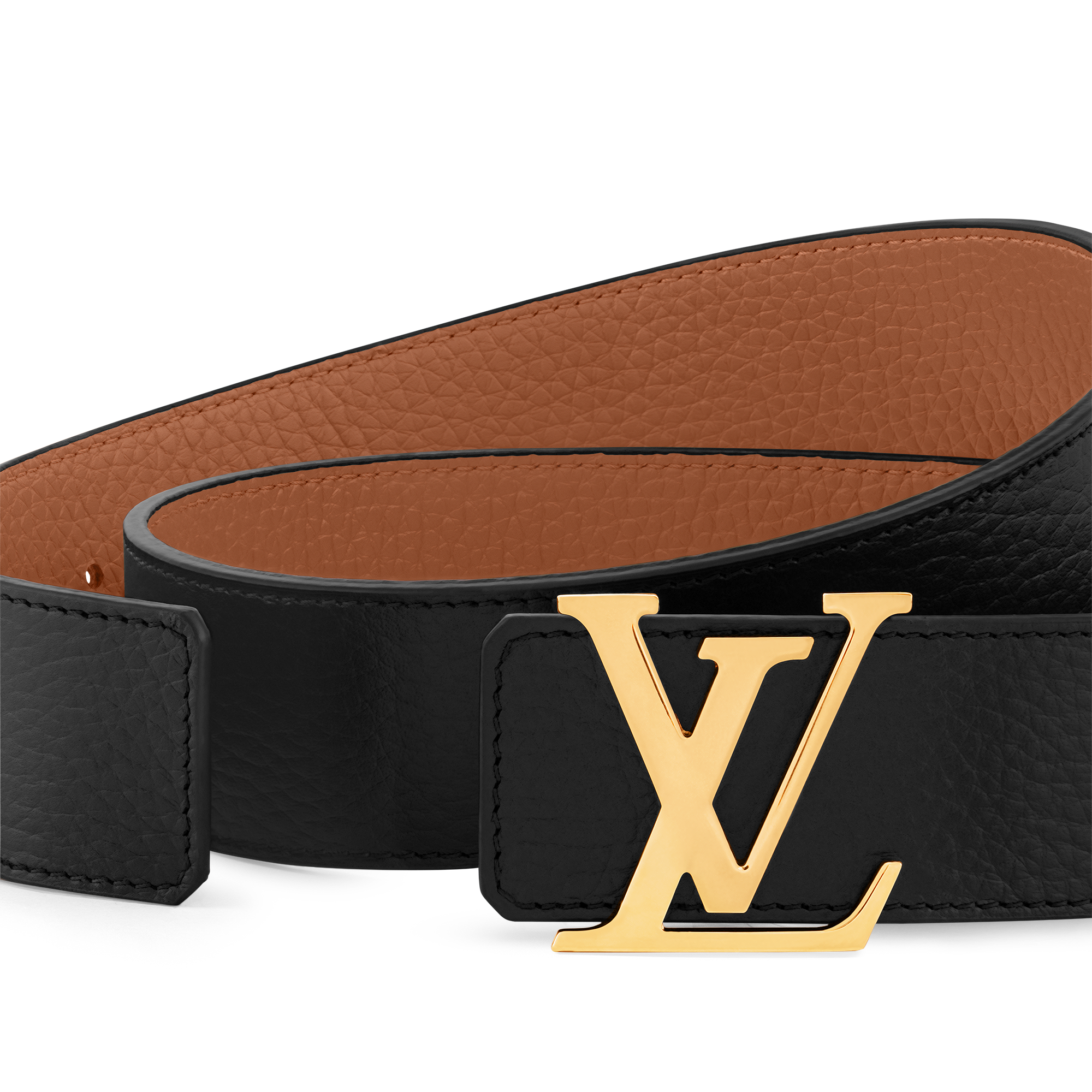 LV Initials 40MM Reversible Belt Taurillon Leather - Father's Day